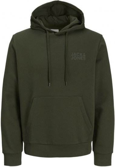 Jack & Jones ECORP Hoodie Green - Sweaters & hoodies - Sweaters & Hoodies Grote Maten Heren