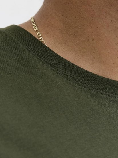 Jack & Jones Logo 2COL T-Shirt Green - T-shirts - Grote Maten T-shirts Heren