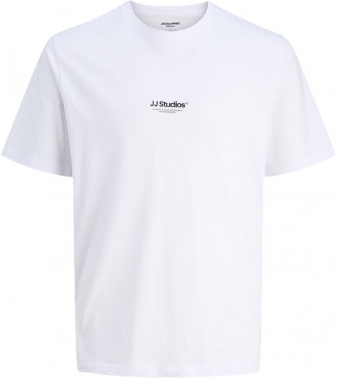 Jack & Jones Soho T-Shirt White - T-shirts - Grote Maten T-shirts Heren
