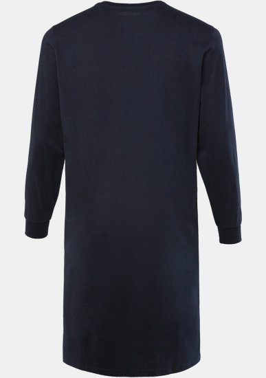JP1880 Henley Long Sleeved Night Dress Navy - Ondergoed & zwem - Grote Maten Ondergoed Heren