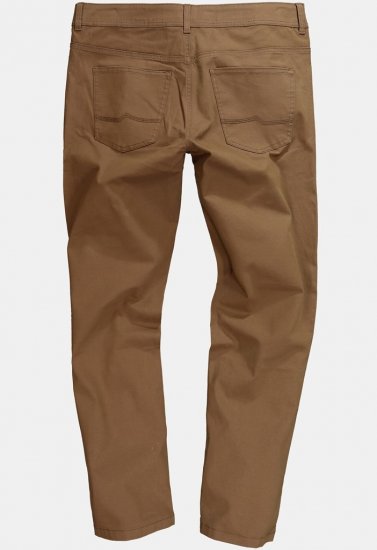 JP1880 Twill Trousers Belly Fit 5-Pocket Brown - Jeans & broeken - Jeans & Broeken Grote Maten Heren
