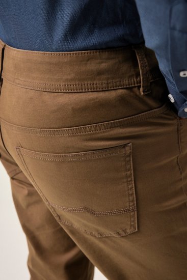 JP1880 Twill Trousers Belly Fit 5-Pocket Brown - Jeans & broeken - Jeans & Broeken Grote Maten Heren