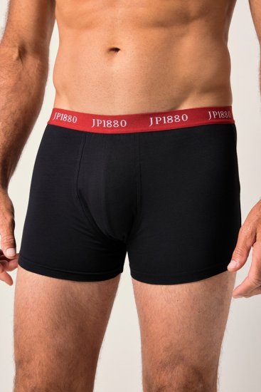 JP1880 FLEXNAMIC OEKO-TEX Boxer Shorts 2-Pack Black - Ondergoed & zwem - Grote Maten Ondergoed Heren
