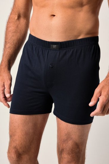 JP1880 OEKO-TEX Boxer Shorts Jersey 2-Pack Navy - Ondergoed & zwem - Grote Maten Ondergoed Heren