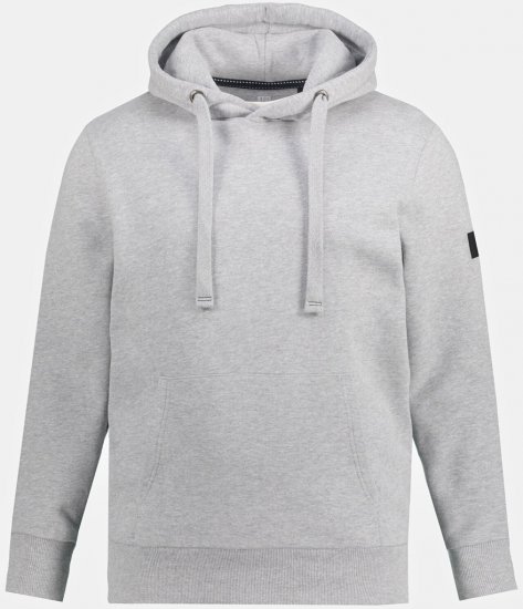 JAY-PI Hoodie with Soft Brushed Interior Grey - Sweaters & hoodies - Sweaters & Hoodies Grote Maten Heren