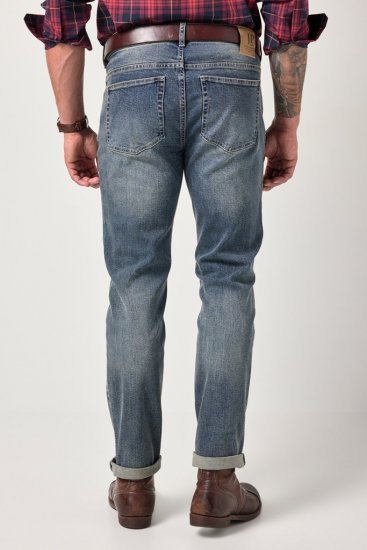 JP1880 FLEXNAMIC Modern Straight Fit Jeans Vintage Denim - Jeans & broeken - Jeans & Broeken Grote Maten Heren