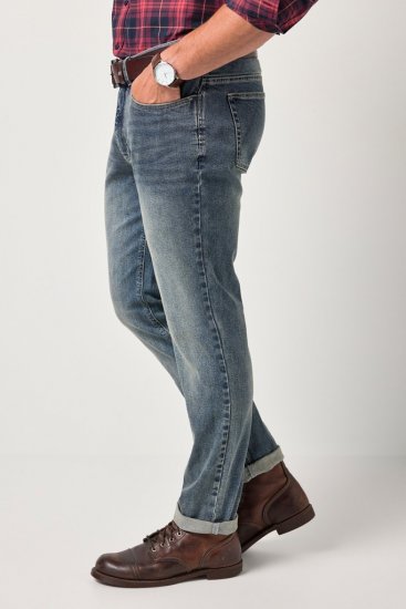 JP1880 FLEXNAMIC Modern Straight Fit Jeans Vintage Denim - Jeans & broeken - Jeans & Broeken Grote Maten Heren