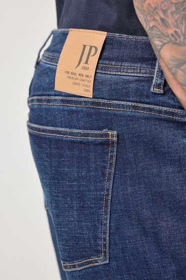 JP1880 FLEXNAMIC Jeans Tapered Loose Fit Dark Denim Blue - Jeans & broeken - Jeans & Broeken Grote Maten Heren
