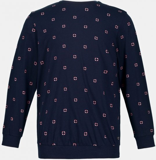 JP1880 Two-piece Pyjamas Long Sleeve and Long Trousers Navy - Ondergoed & zwem - Grote Maten Ondergoed Heren
