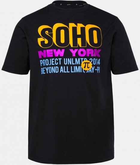 JAY-PI FLEXNAMIC® Soho T-shirt Black - T-shirts - Grote Maten T-shirts Heren