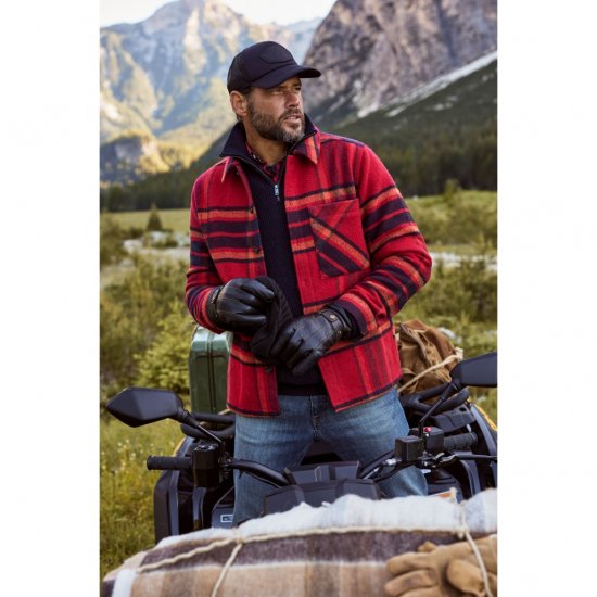 JP1880 Gloves Leather Warm Lining Black - Accessoires - 