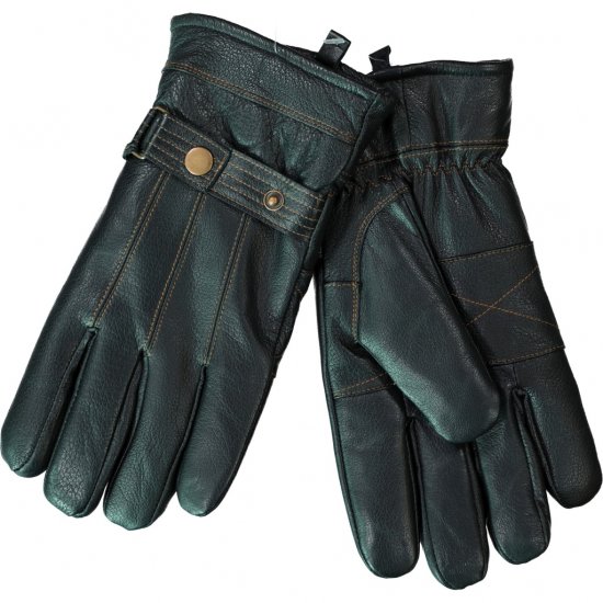 JP1880 Gloves Leather Warm Lining Black - Accessoires - 