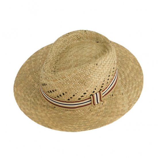 JP1880 Straw Hat Woven Yellow - Accessoires - 