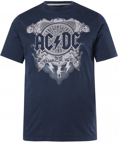 JP1880 AC/DC Black Ice T-Shirt Navy - Band T-shirts - 