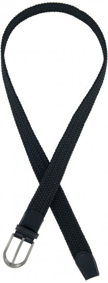 Ulla Popken Elastic Belt Black - Damesriemen - 