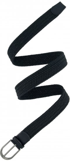 Ulla Popken Elastic Belt Black - Damesriemen - 
