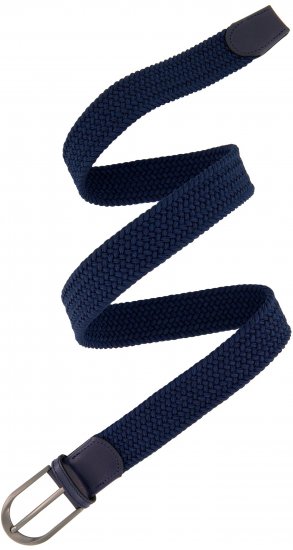 Ulla Popken Elastic Belt Blue - Damesriemen - 