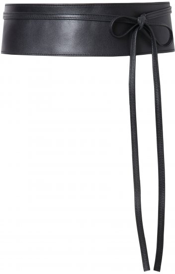 Ulla Popken Tie Belt Black - Damesriemen - 