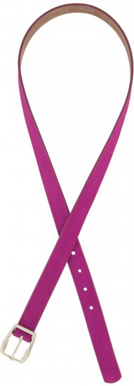 Ulla Popken Soft Suede Belt Purple - Damesriemen - 