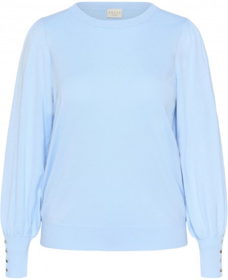 Kaffe Curve Lizzy Trui met lange mouw Blauw - Truien & knitwear - 