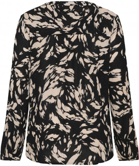 Kaffe Curve Mila Ami Blouse Zwart - Blouses & tunieken - 