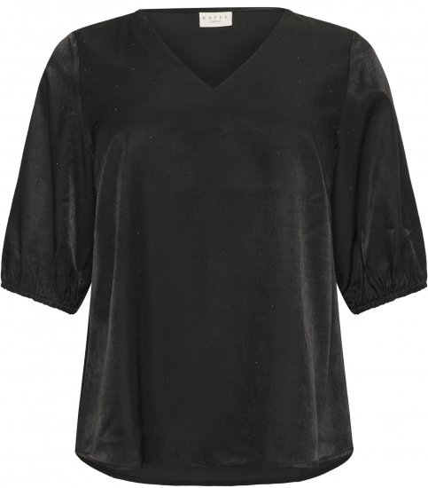 Kaffe Curve Ada Blouse Black - Blouses - 