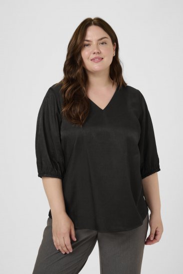 Kaffe Curve Ada Blouse Black - Blouses - 