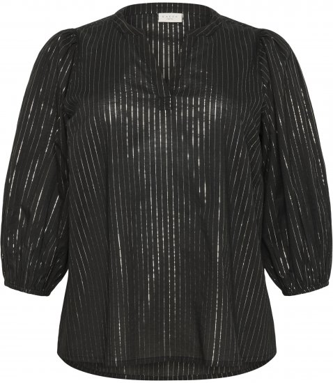 Kaffe Curve Luisa Blouse Black Deep - Blouses - 
