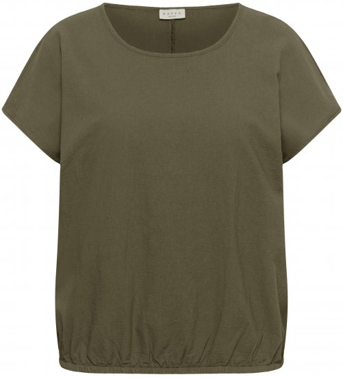 Kaffe Curve Nana Blouse met korte mouw Grape Leaf - Blouses & tunieken - 
