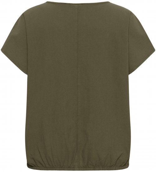 Kaffe Curve Nana Blouse met korte mouw Grape Leaf - Blouses & tunieken - 