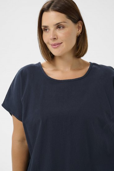 Kaffe Curve Nana Blouse met korte mouw - Blouses & tunieken - 