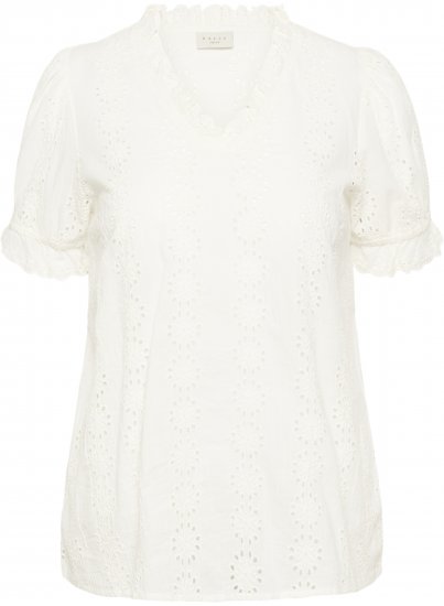 Kaffe Curve Dina Blouse White - Blouses - 