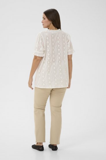 Kaffe Curve Dina Blouse White - Blouses - 