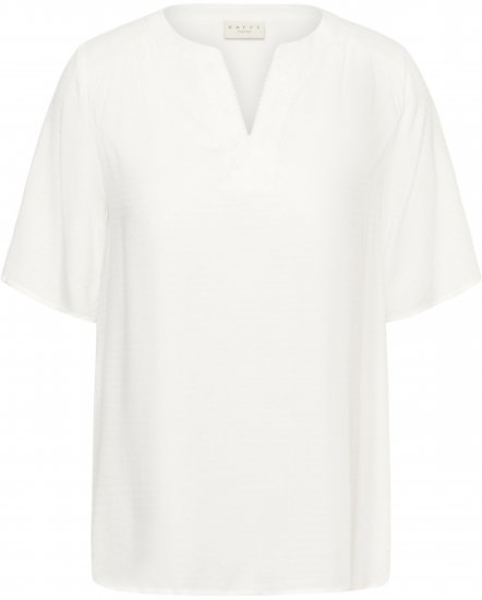 Kaffe Curve Mina Lace Blouse Chalk White - Blouses & tunieken - 
