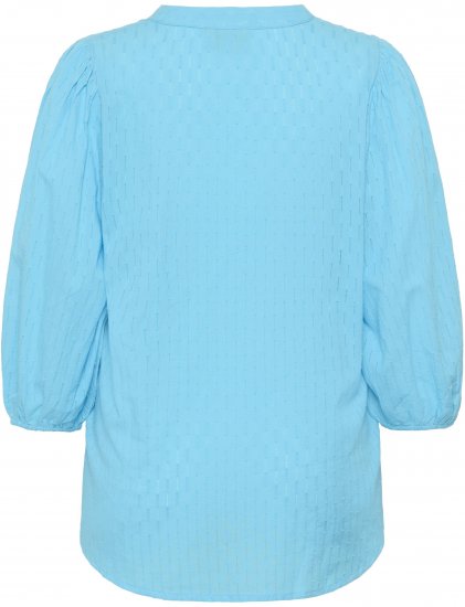 Kaffe Curve Thea Blouse Aquarius Blue - Blouses & tunieken - 