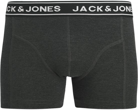 Jack & Jones Hector Solid Trunks 3-Pack Navy/Red/Grey - Boxershorts - Grote Maten Boxershorts Heren
