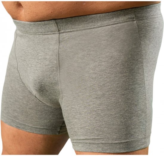 20 Nodi 978 Stretch Cotton Boxer with Internal Elastic Band Grey - Boxershorts - Grote Maten Boxershorts Heren