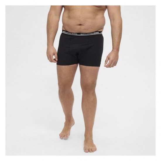 North Latitude 5-Pack Boxershorts Black - Boxershorts - Grote Maten Boxershorts Heren
