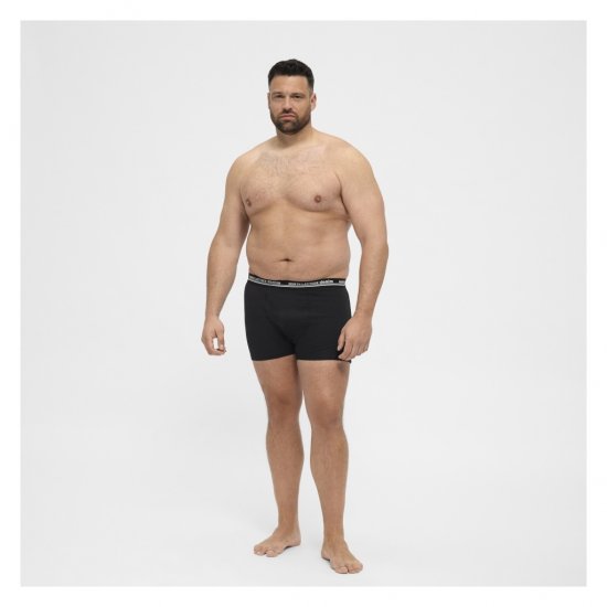North Latitude 5-Pack Boxershorts Black - Boxershorts - Grote Maten Boxershorts Heren