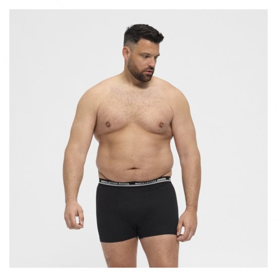 North Latitude 5-Pack Boxershorts Black - Boxershorts - Grote Maten Boxershorts Heren