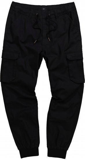 JP1880 Cargo Trousers with Many Pockets Stretchy Black - Jeans & broeken - Jeans & Broeken Grote Maten Heren