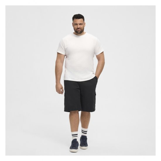 North Latitude Cargo Shorts Black - Korte broeken - Grote Maten Korte Broeken Heren