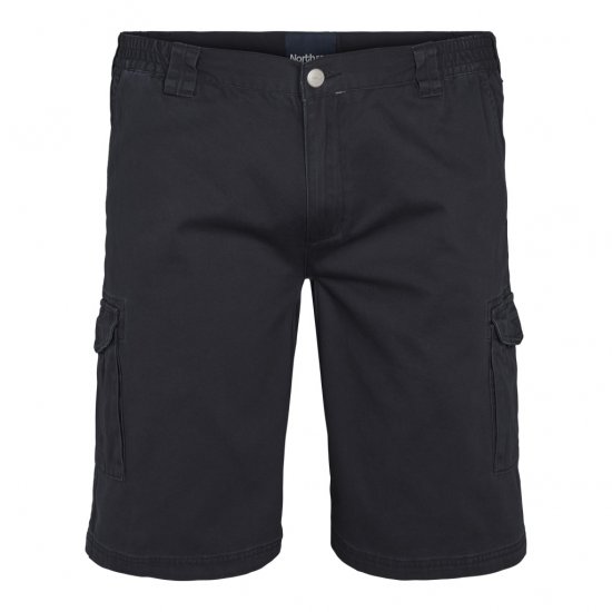 North Latitude Cargo Shorts Navy Blue - Korte broeken - Grote Maten Korte Broeken Heren