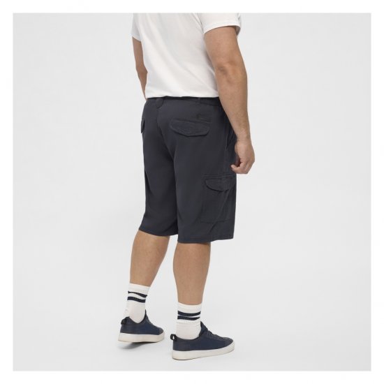 North Latitude Cargo Shorts Navy Blue - Korte broeken - Grote Maten Korte Broeken Heren