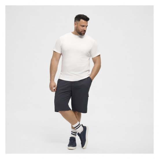 North Latitude Cargo Shorts Navy Blue - Korte broeken - Grote Maten Korte Broeken Heren