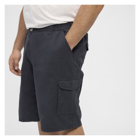 North Latitude Cargo Shorts Navy Blue - Korte broeken - Grote Maten Korte Broeken Heren