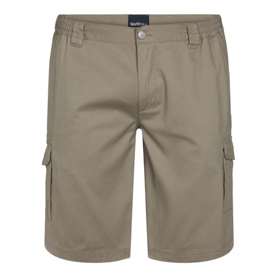 North Latitude Cargo Shorts Sand - Korte broeken - Grote Maten Korte Broeken Heren