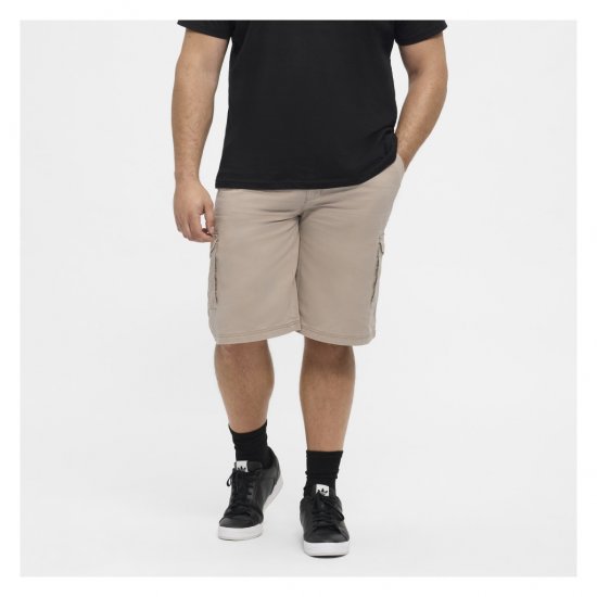 North Latitude Cargo Shorts Sand - Korte broeken - Grote Maten Korte Broeken Heren