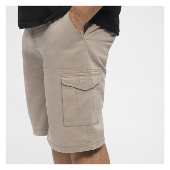 North Latitude Cargo Shorts Sand - Korte broeken - Grote Maten Korte Broeken Heren