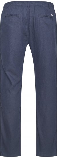 North Latitude 61155 Linnen Comfort Fit Broek Navy Blauw - Jeans & broeken - Jeans & Broeken Grote Maten Heren